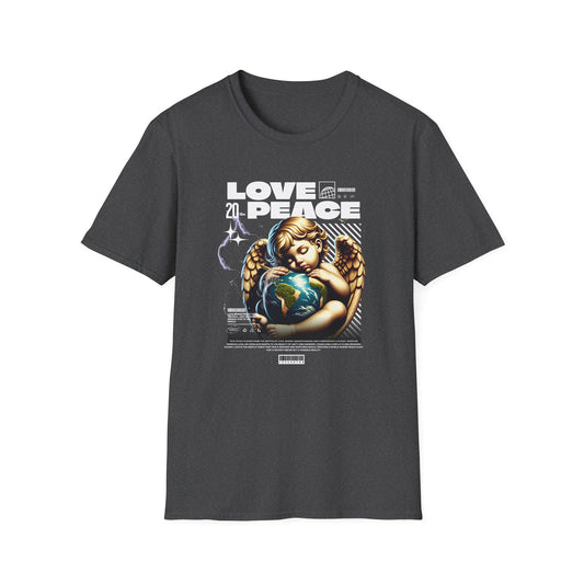 Love and Peace, Unisex Softstyle T-Shirt