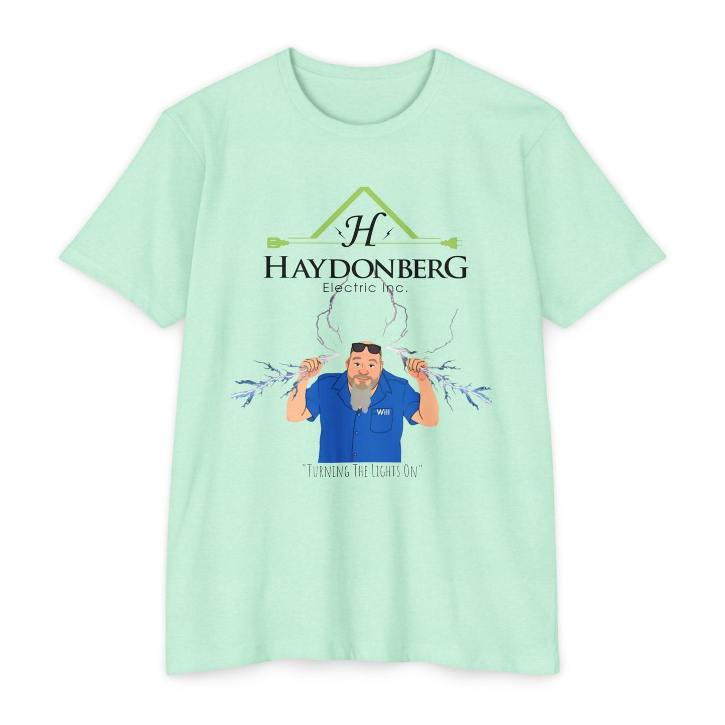Haydonberg Turning The Lights On, Unisex CVC Jersey T-shirt