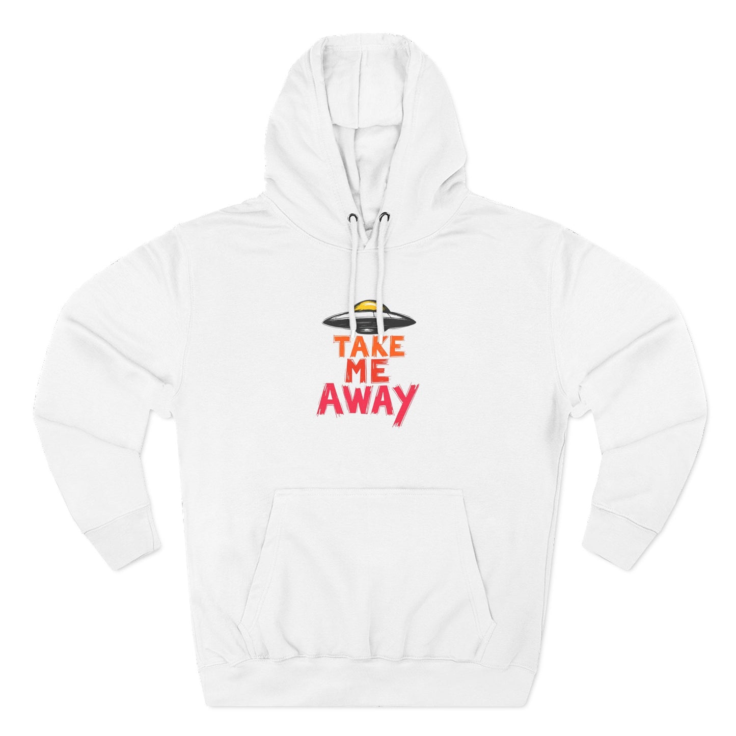 Take Me Away Hoodie — UFO Alien Abduction Graphic Pullover