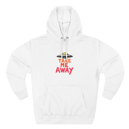 Take Me Away Hoodie — UFO Alien Abduction Graphic Pullover