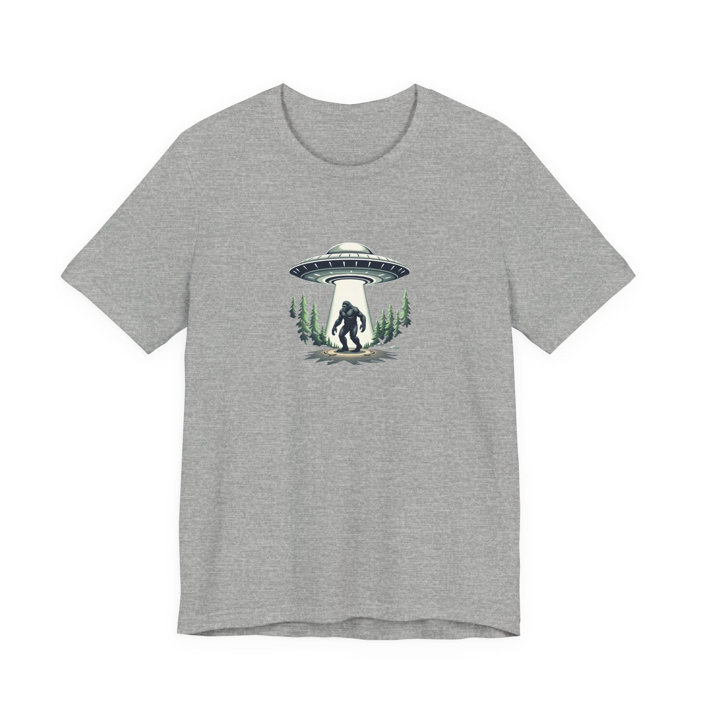 Squatch Sighting T-Shirt – Sasquatch UFO Abduction Graphic Tee