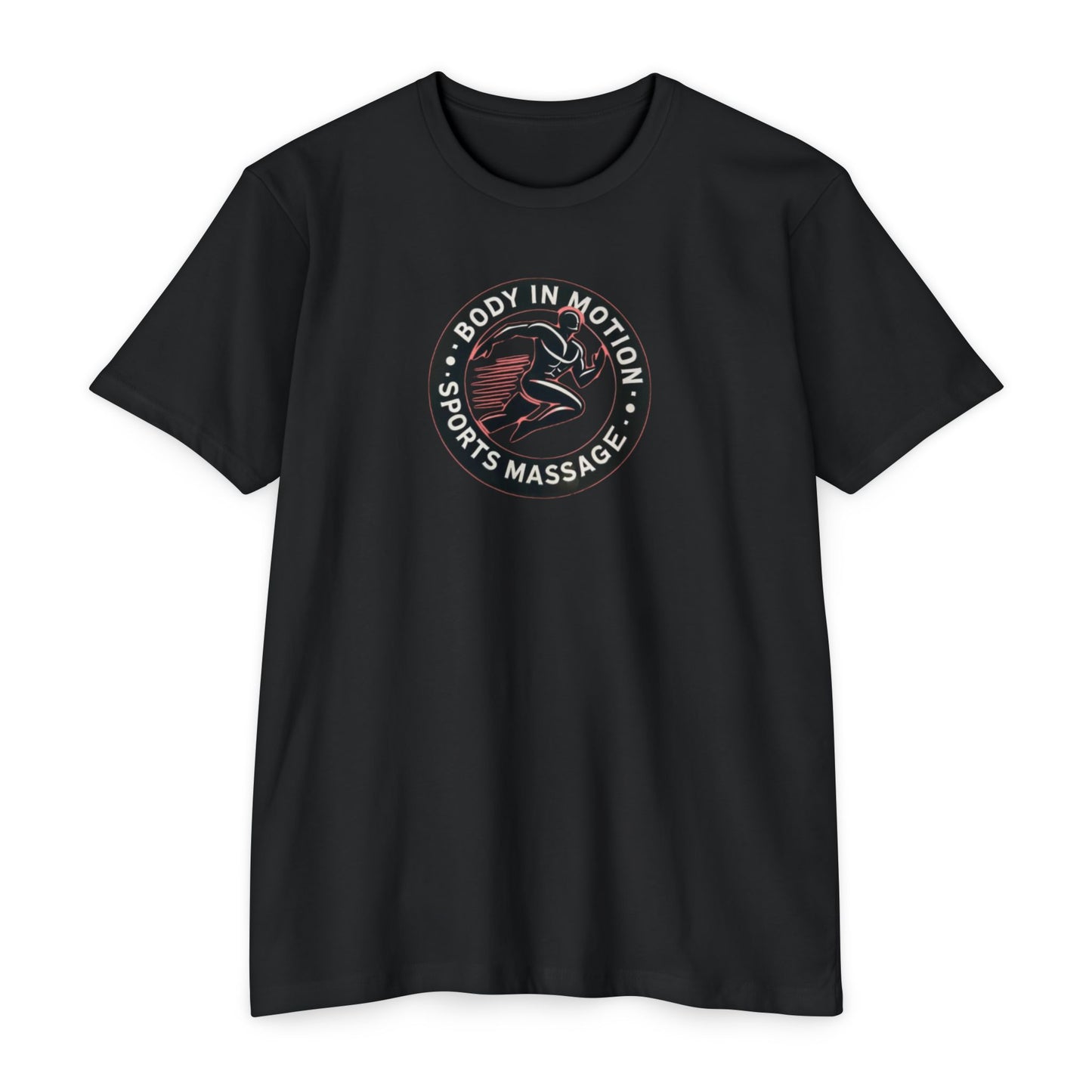 Body In Motion Sports Massage T-Shirt — Recovery & Mobility Athletic Tee