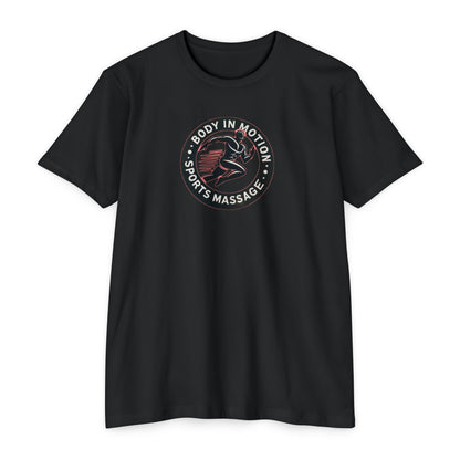 Body In Motion Sports Massage T-Shirt — Recovery & Mobility Athletic Tee