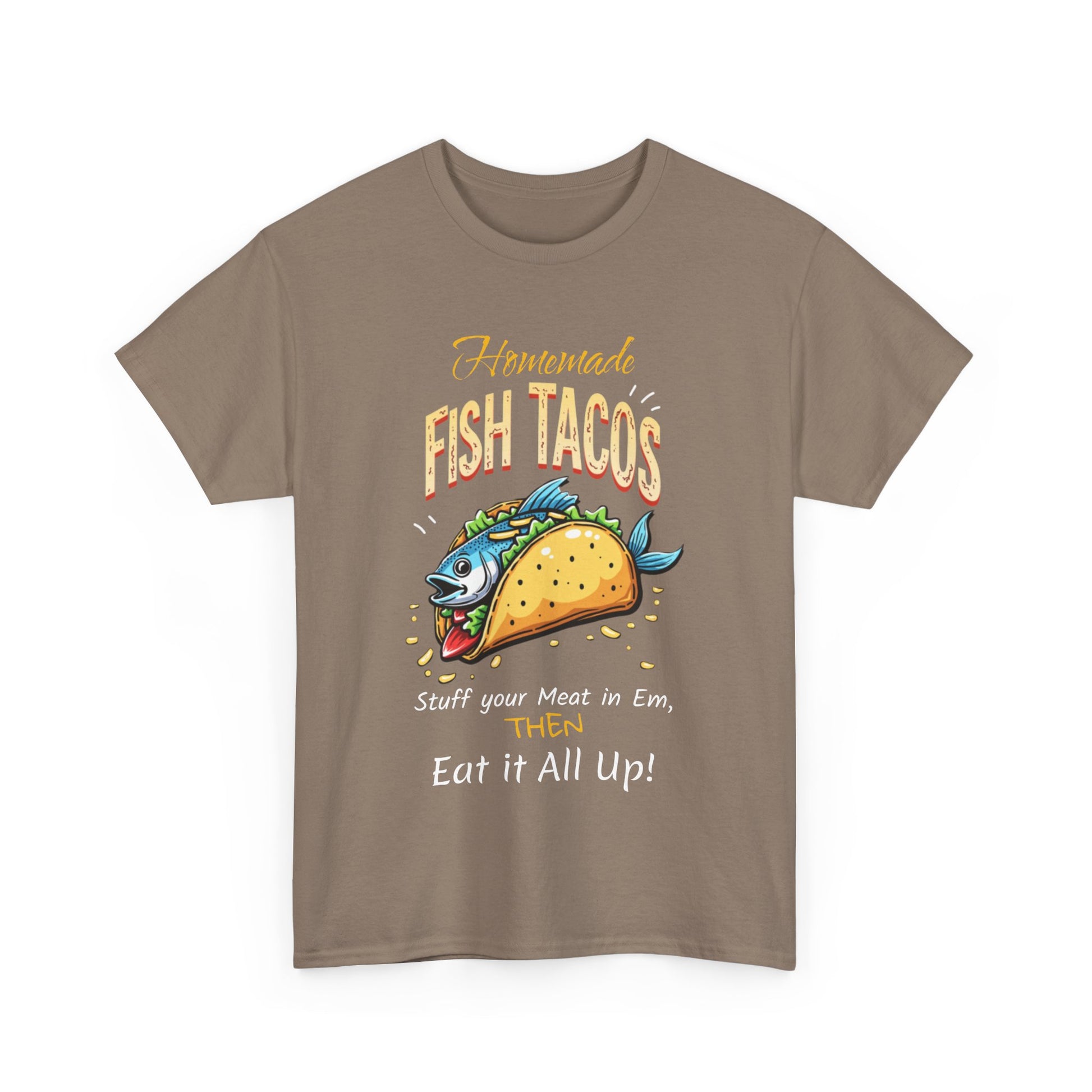 Fish Tacos Unisex Cotton Tee - Perfect for Food Lovers & Taco Tuesday - Psychonaut Swag