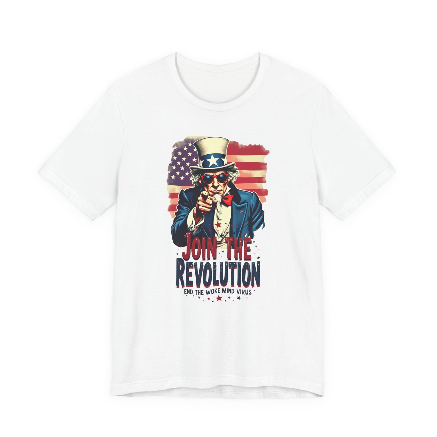 Revolution Uncle Sam T-Shirt — "Join the Revolution" Patriotic Graphic Tee