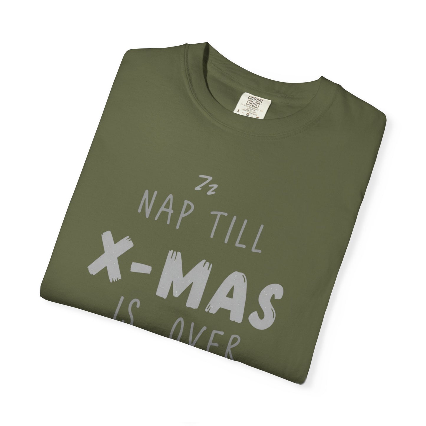 Nap Till X-Mas T-Shirt — Funny Christmas Holiday Tee