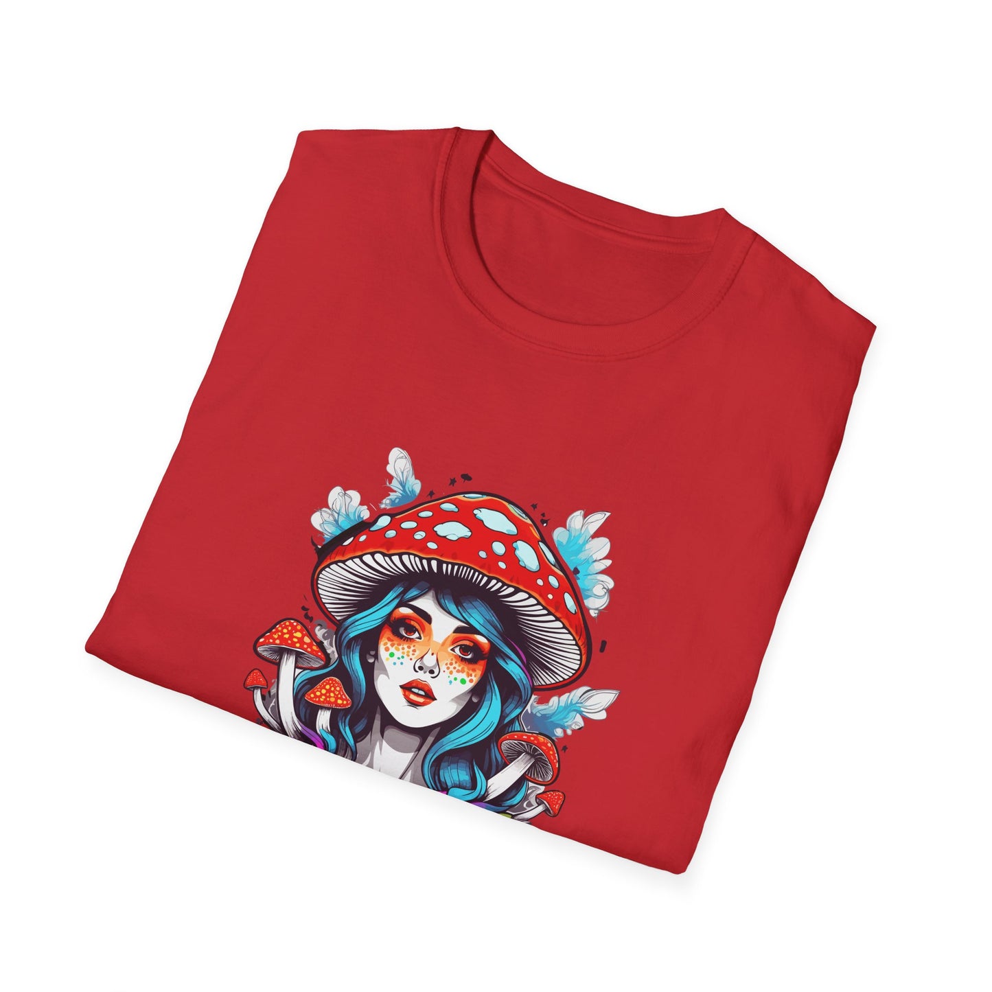 Miss Fly Agaric, Unisex Softstyle T-Shirt