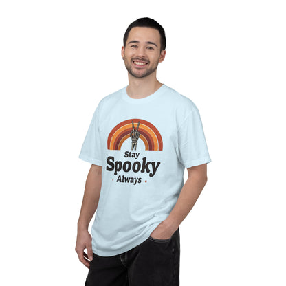 Stay Spooky Always T-Shirt — Retro Rainbow Halloween Tee