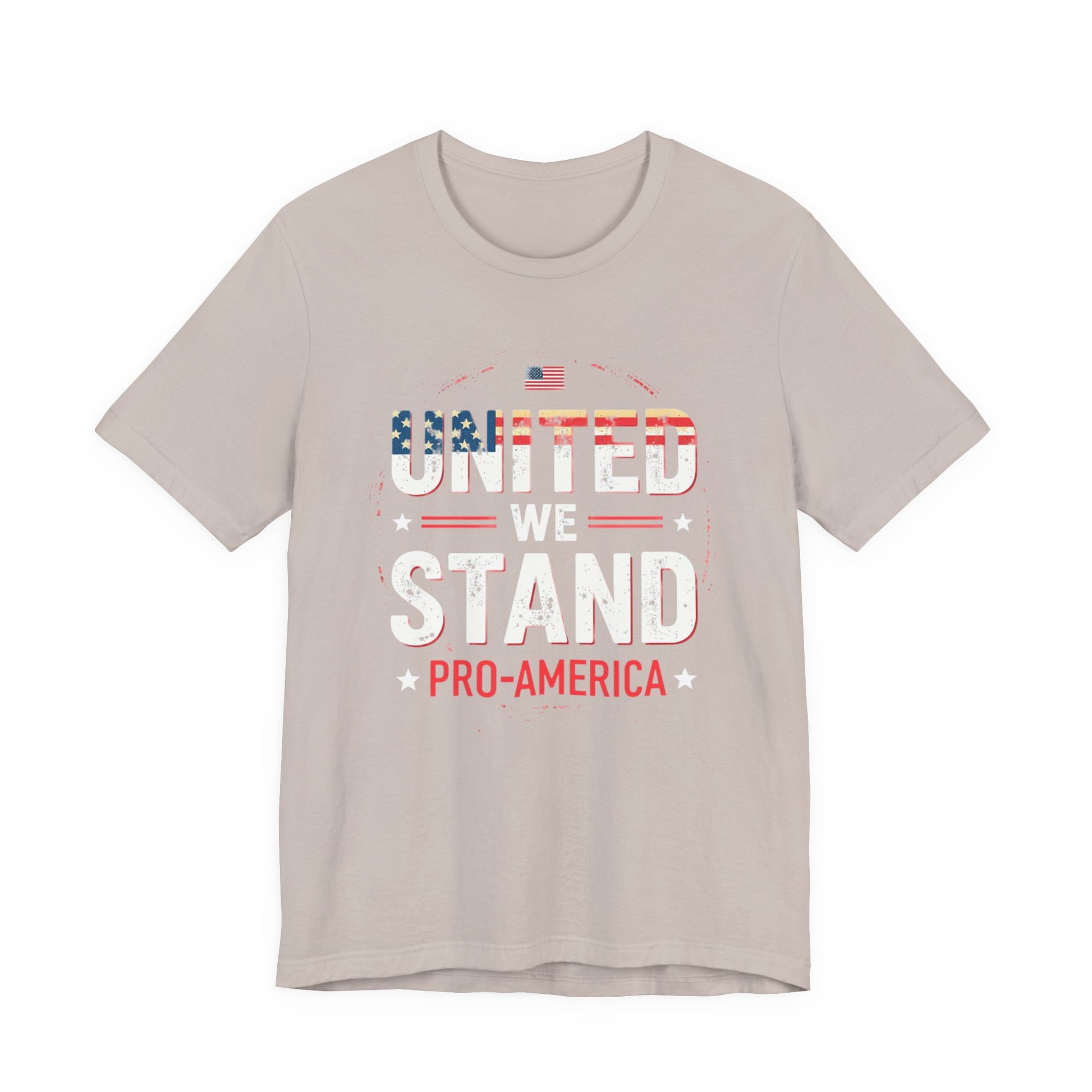 United We Stand Pro-America Unisex Tee - Casual Patriotic Shirt - Psychonaut Swag