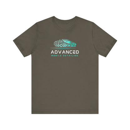 Advanced Mobile Detailing, Super soft style, Unisex Tee, Car Enthusiast Shirt, Automotive Gift, Stylish Car Wash Tee, Perfect for Mechanics, Birthday or Holiday Gift