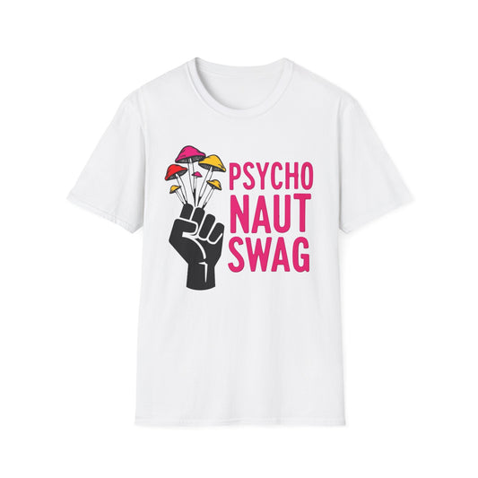 Psychonaut Swag Handful, T-Shirt, Unisex Graphic Tee, Gift for Psychedelic Lovers, Trendy Softstyle Shirt, Creative Fashion Statement, Cool Casual Wear - Psychonaut Swag