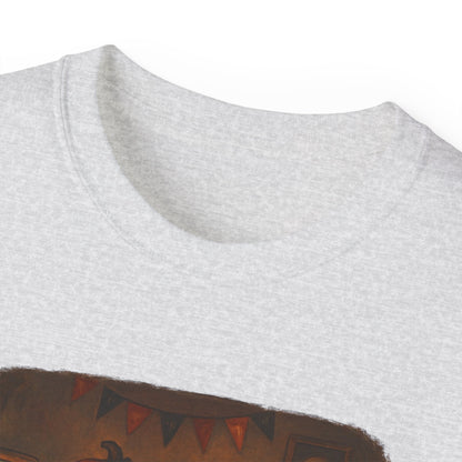 Game Night Tee, Halloween Shirt, Unisex Cotton T-Shirt, Spooky Fun Apparel, Perfect for Gathering and Celebrations