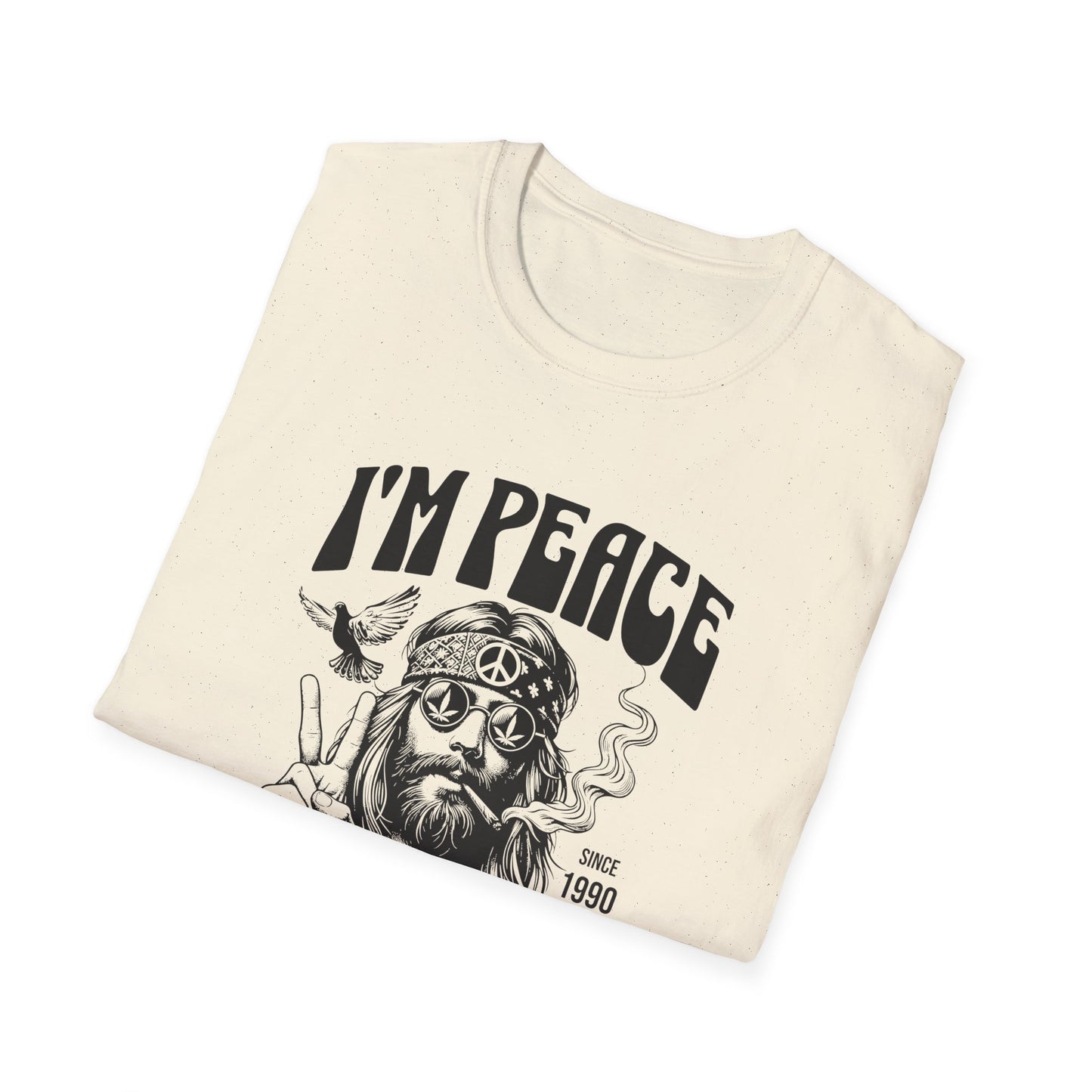 Peaceful Stoner, Unisex Softstyle T-Shirt