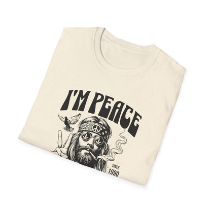 Peaceful Stoner, Unisex Softstyle T-Shirt