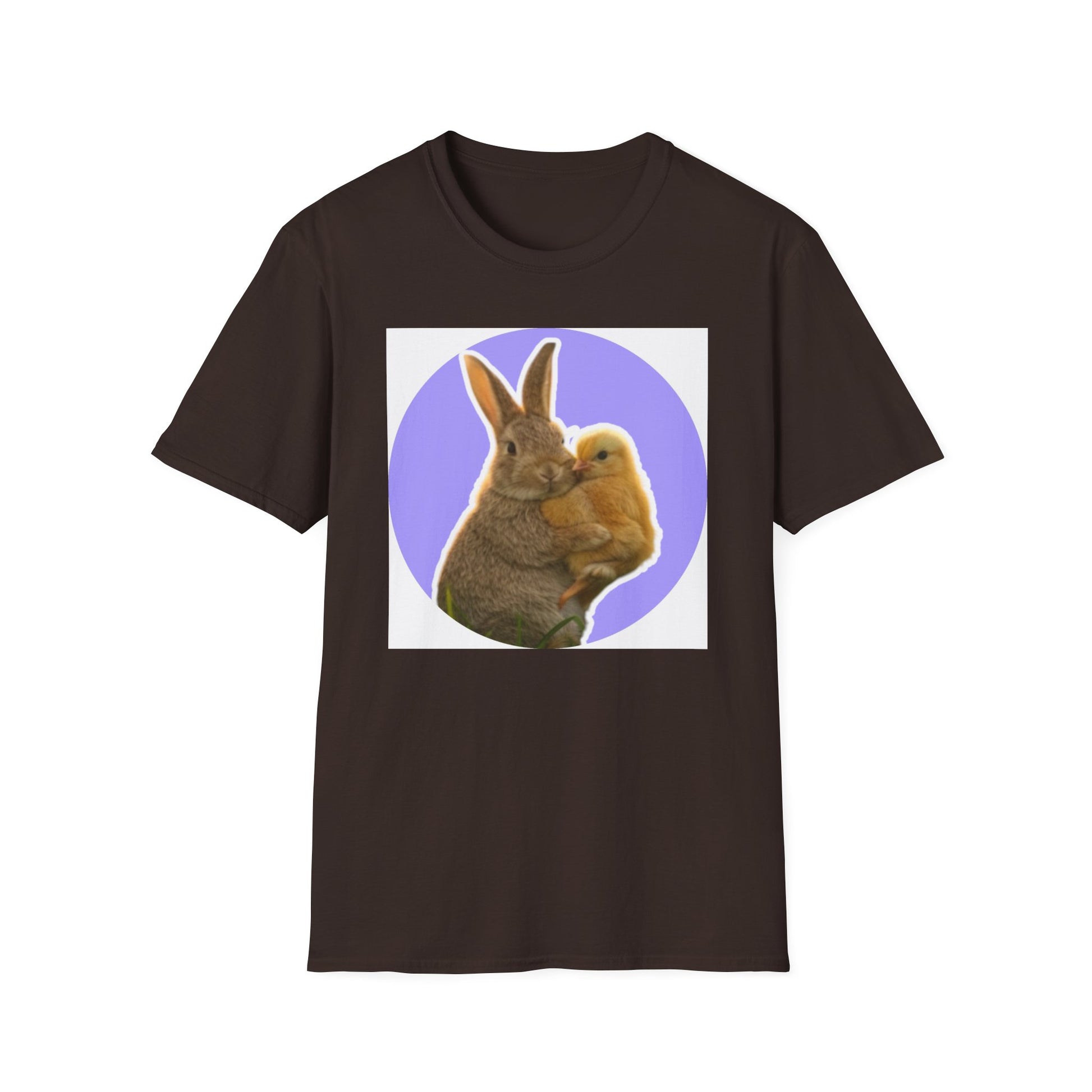 Easter Bunny and Chic, Unisex Softstyle T-Shirt - Psychonaut Swag