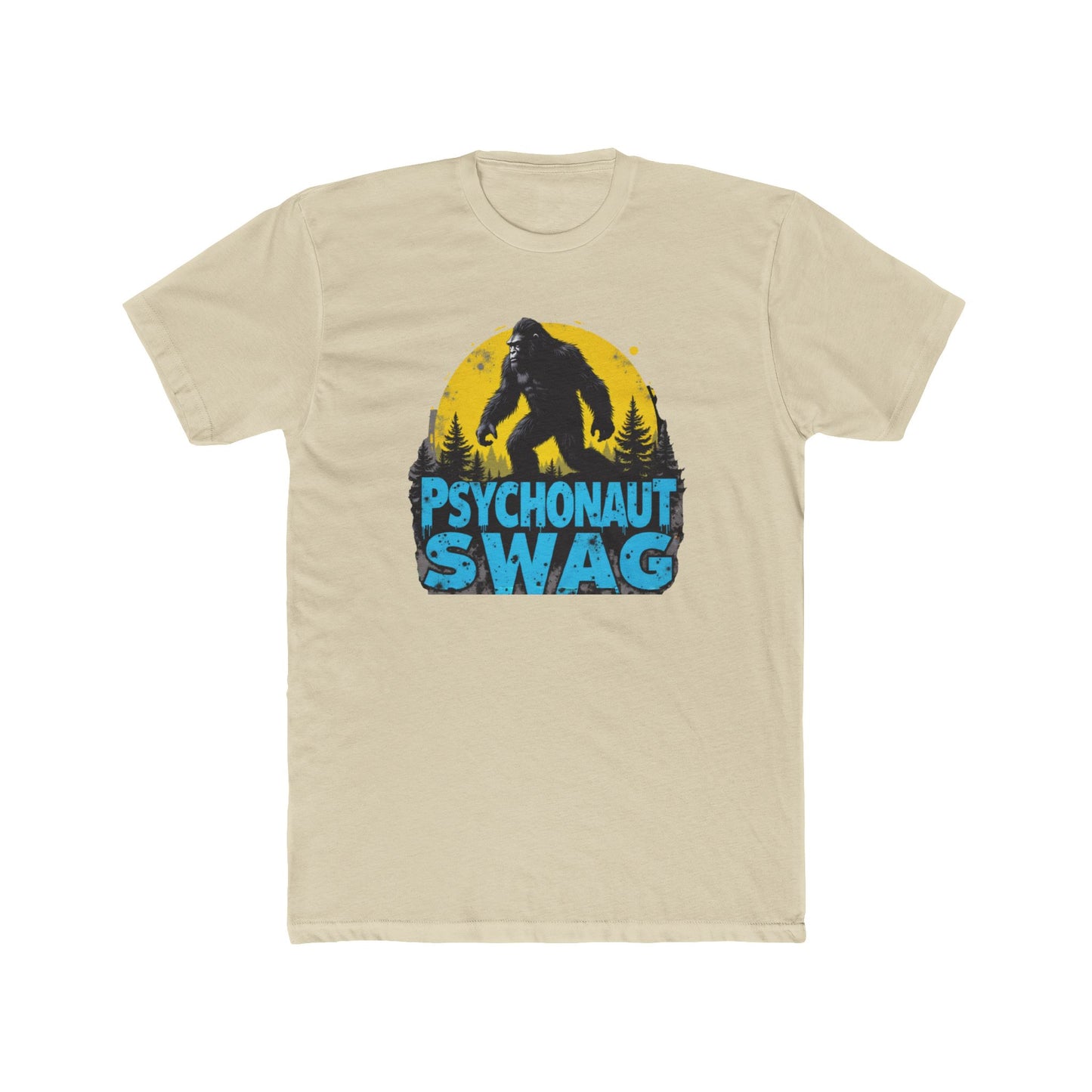 Sasquatch Stroll, Psychonaut Swag, Casual T-Shirt, Adventure Gear, Nature Lover's Gift, Cool Graphic Tee, Gift for Explorers