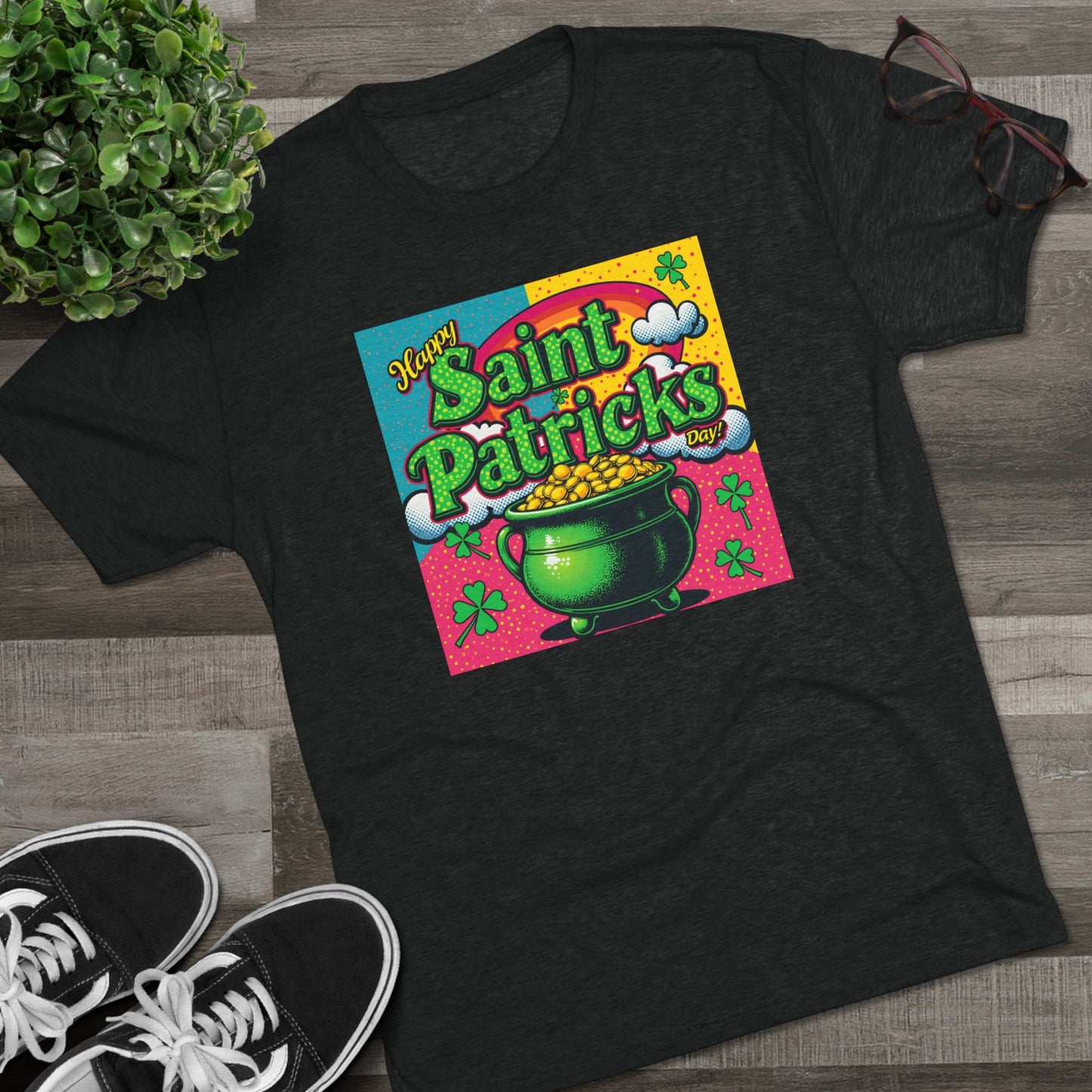 Saint Patrick's Day Pot of Gold Tee — Happy Saint Patrick's Graphic T-Shirt