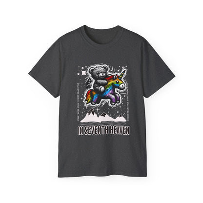 Bear Riding Unicorn, Unisex Ultra Cotton Tee