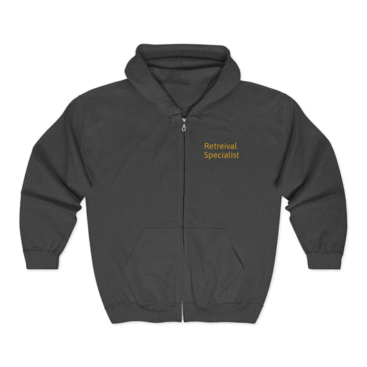 UAP Retrieval Specialist, Unisex Heavy Blend™ Full Zip Hooded Sweatshirt - Psychonaut Swag