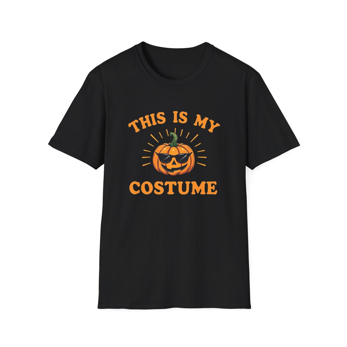 This Is My Costume T-Shirt — Funny Halloween Pumpkin Jack-O'-Lantern Tee