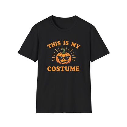This Is My Costume T-Shirt — Funny Halloween Pumpkin Jack-O'-Lantern Tee