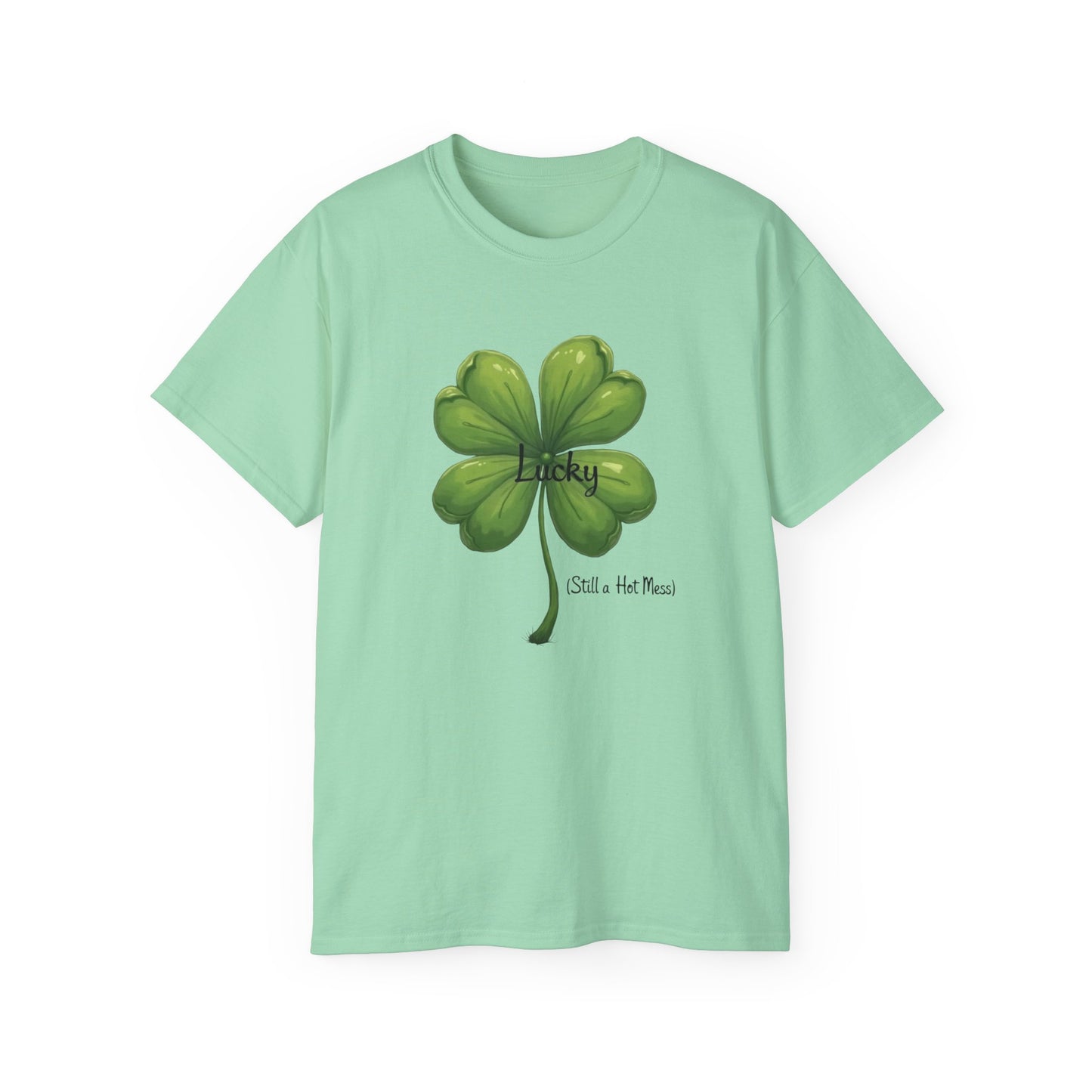 St. Patrick's Day Lucky Four-Leaf Clover Tee