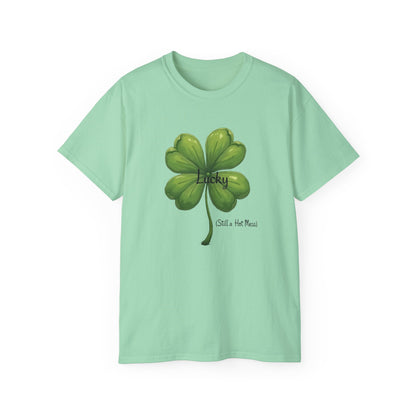 St. Patrick's Day Lucky Four-Leaf Clover Tee