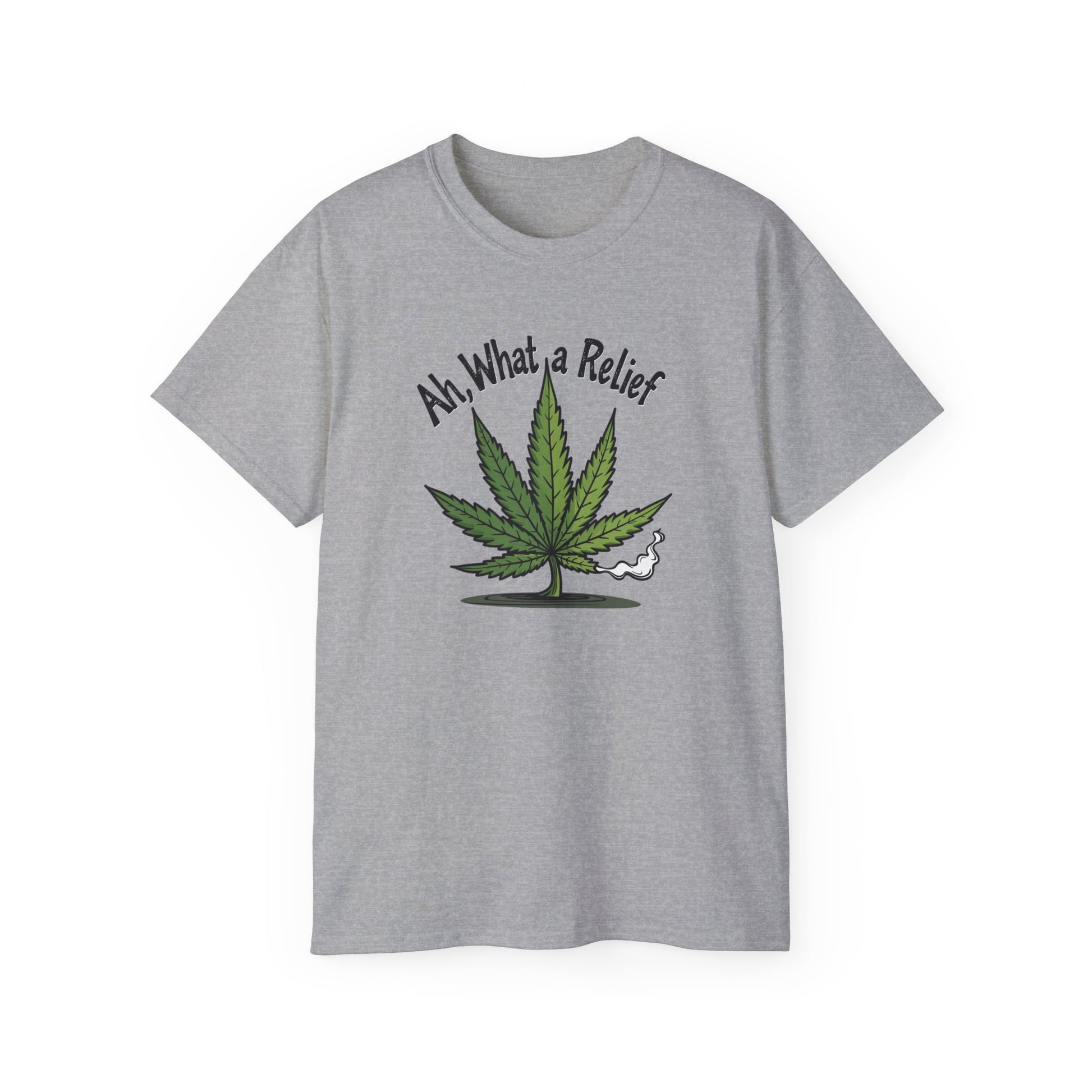 Ah, What a Relief Unisex Ultra Cotton Tee - Perfect for Cannabis Enthusiasts - Psychonaut Swag