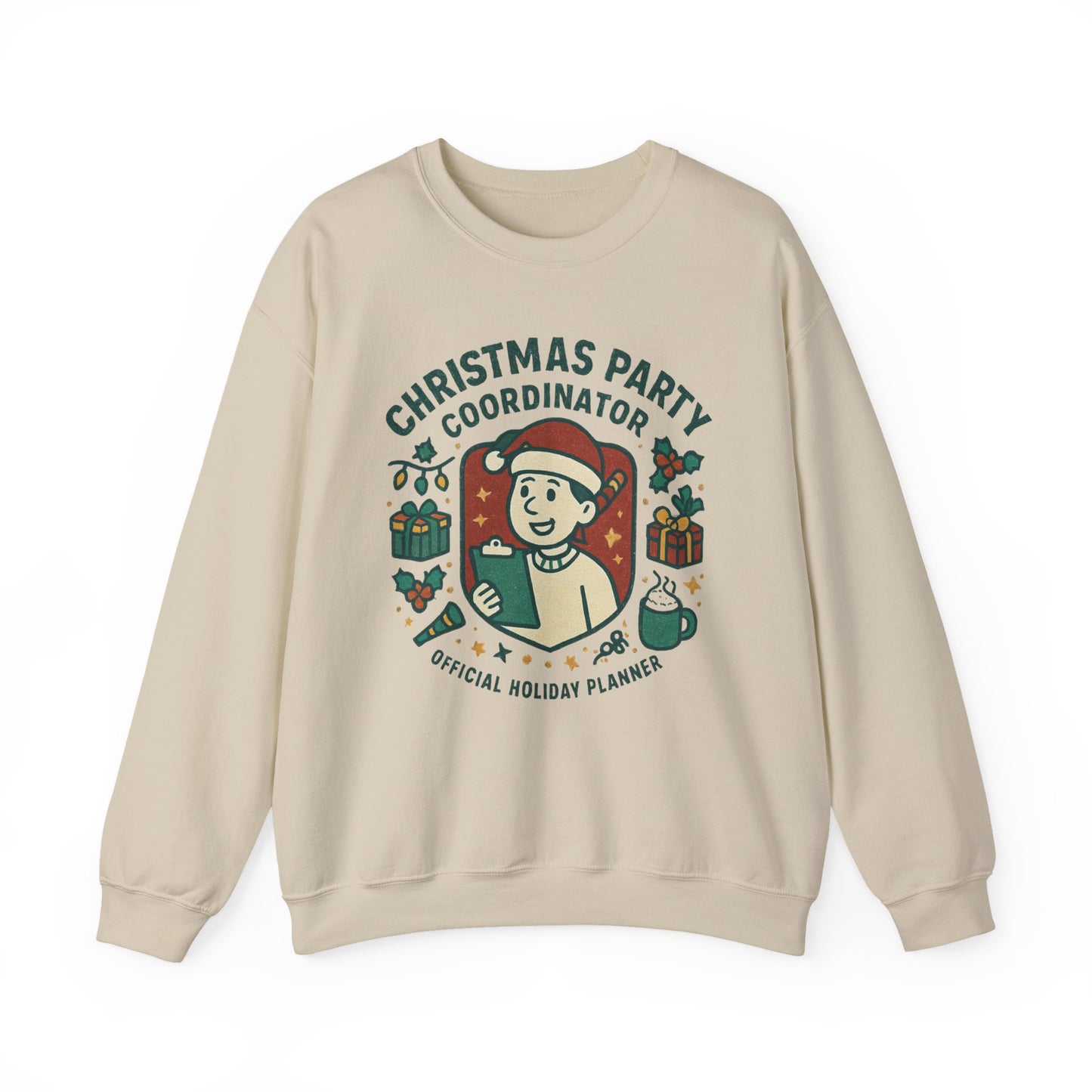 Christmas Party Coordinator, Unisex Heavy Blend™ Crewneck Sweatshirt