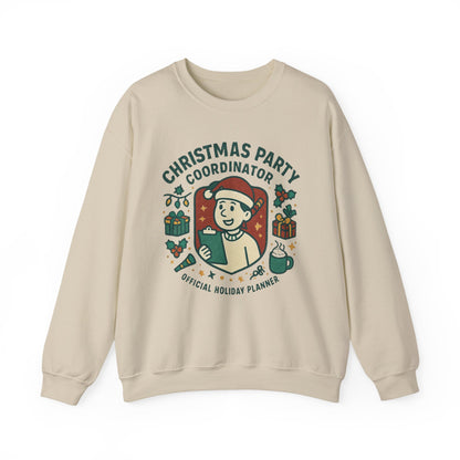 Christmas Party Coordinator, Unisex Heavy Blend™ Crewneck Sweatshirt