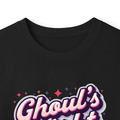 Ghoul's Night Out Long Sleeve Tee — Cute Halloween Ghost Graphic Shirt
