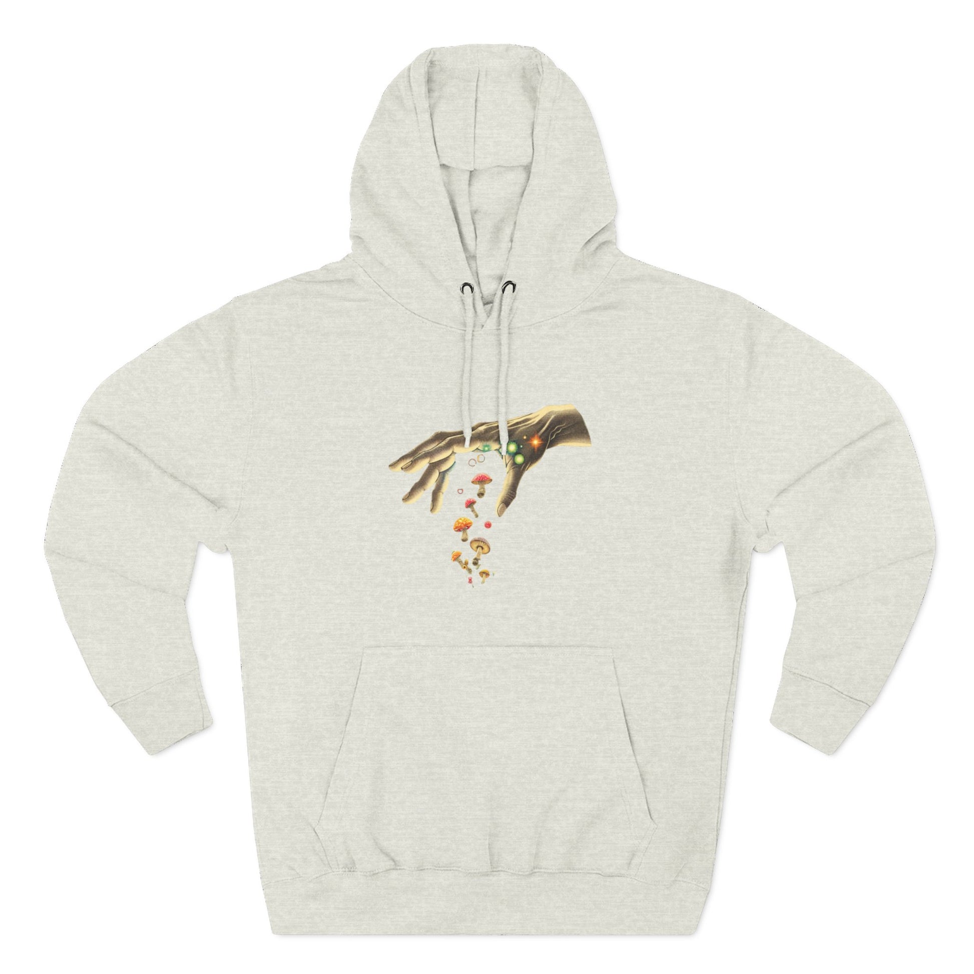 Gift from hand, Three-Panel Fleece Hoodie - Psychonaut Swag
