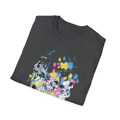 Split Skulls, Unisex Softstyle T-Shirt