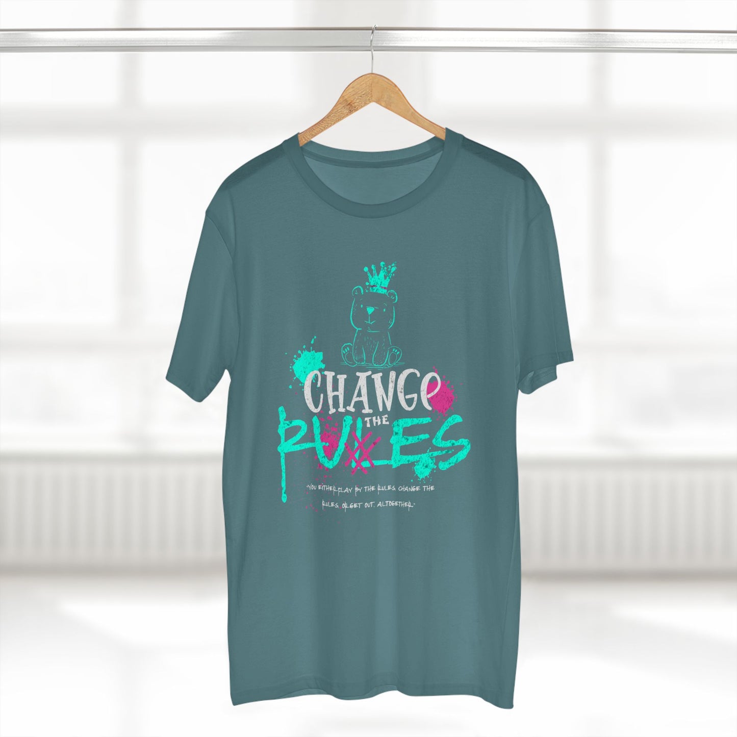 Change the Rules, Bear Adult Staple Tee