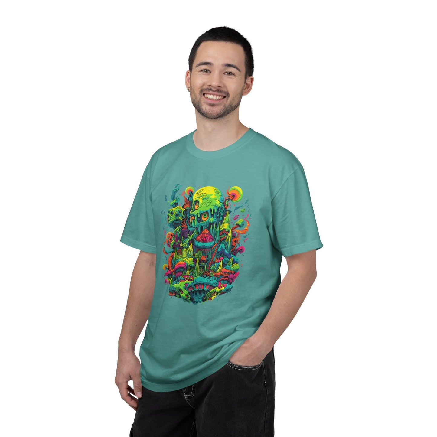 Psychedelic Dream Graphic T-Shirt — Sticky Trippy Art Tee