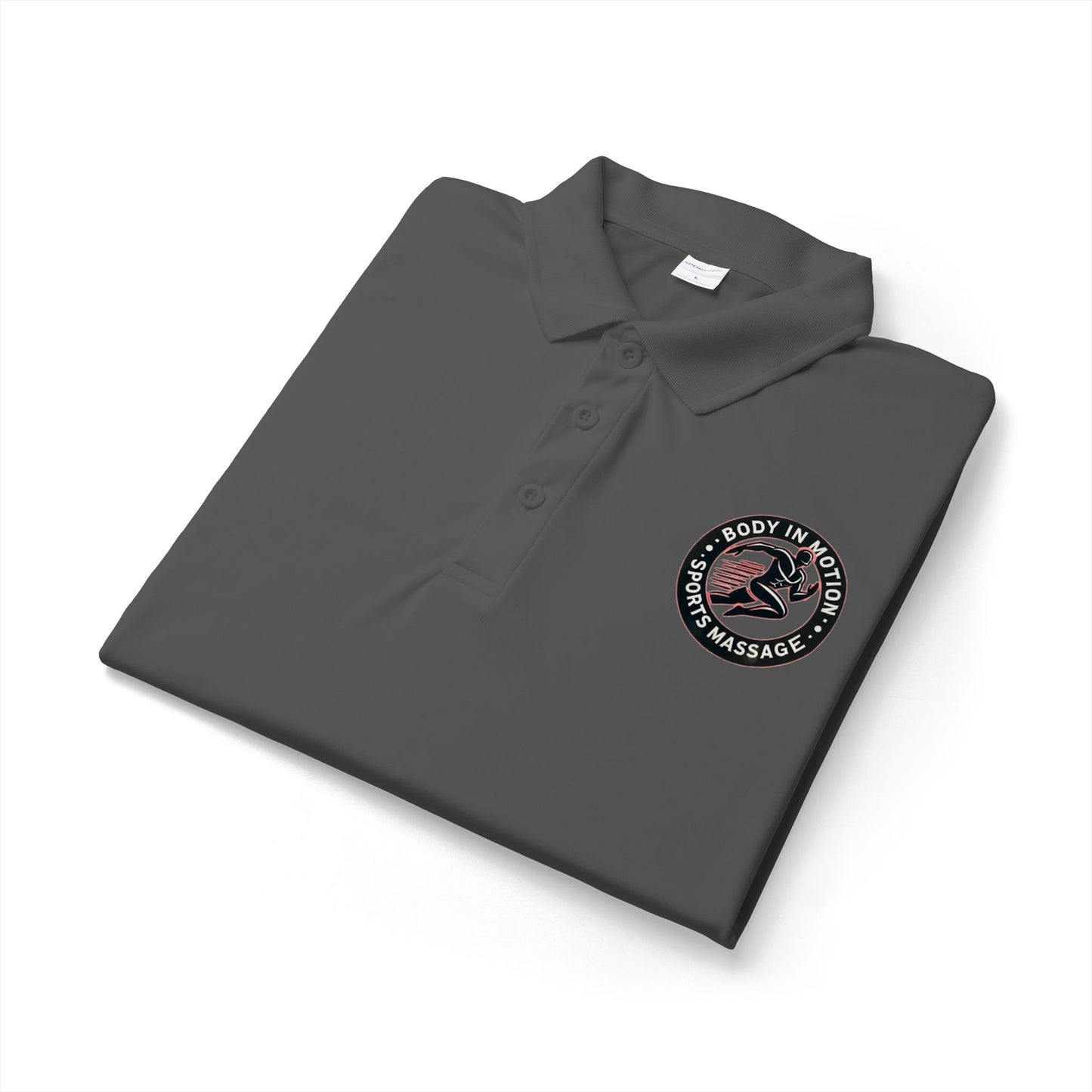 Sports Massage, Embroidered Massage Therapy Logo Polo