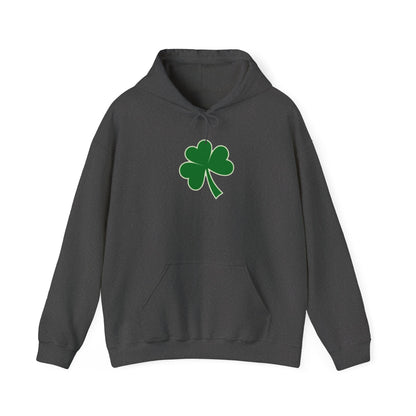 Clover Hoodie — Simple Green Shamrock St. Patrick’s Day Sweatshirt