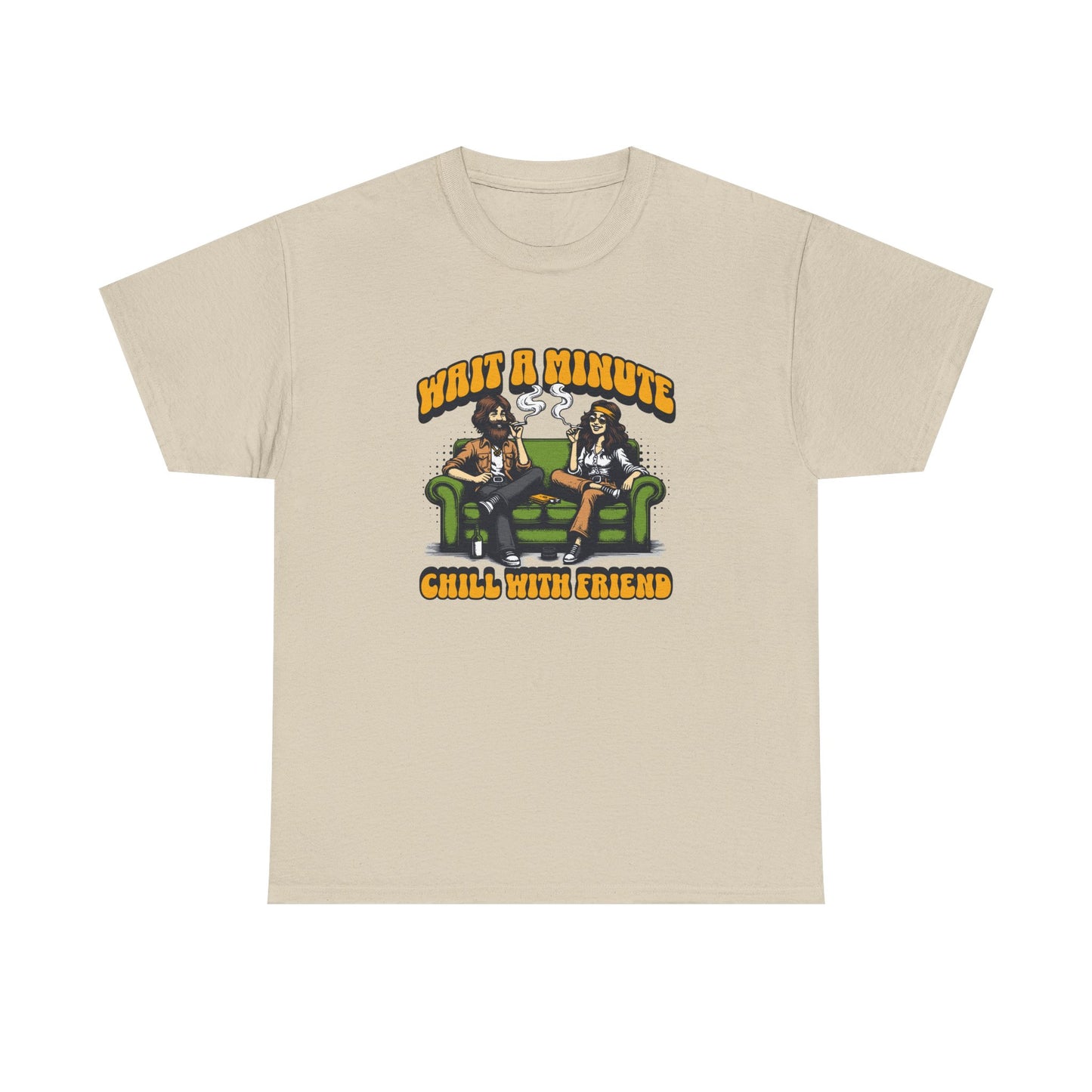Chill with friends, Unisex Heavy Cotton Tee