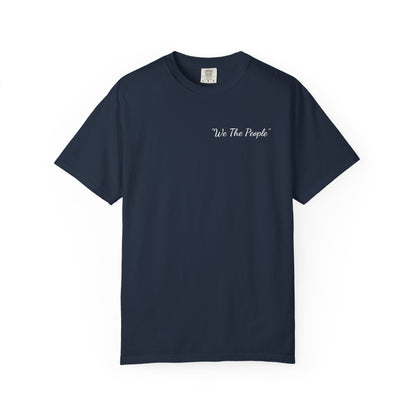 We the People/flag,  Unisex Garment-Dyed T-shirt - Psychonaut Swag