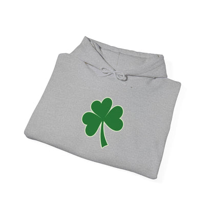 Clover Hoodie — Simple Green Shamrock St. Patrick’s Day Sweatshirt