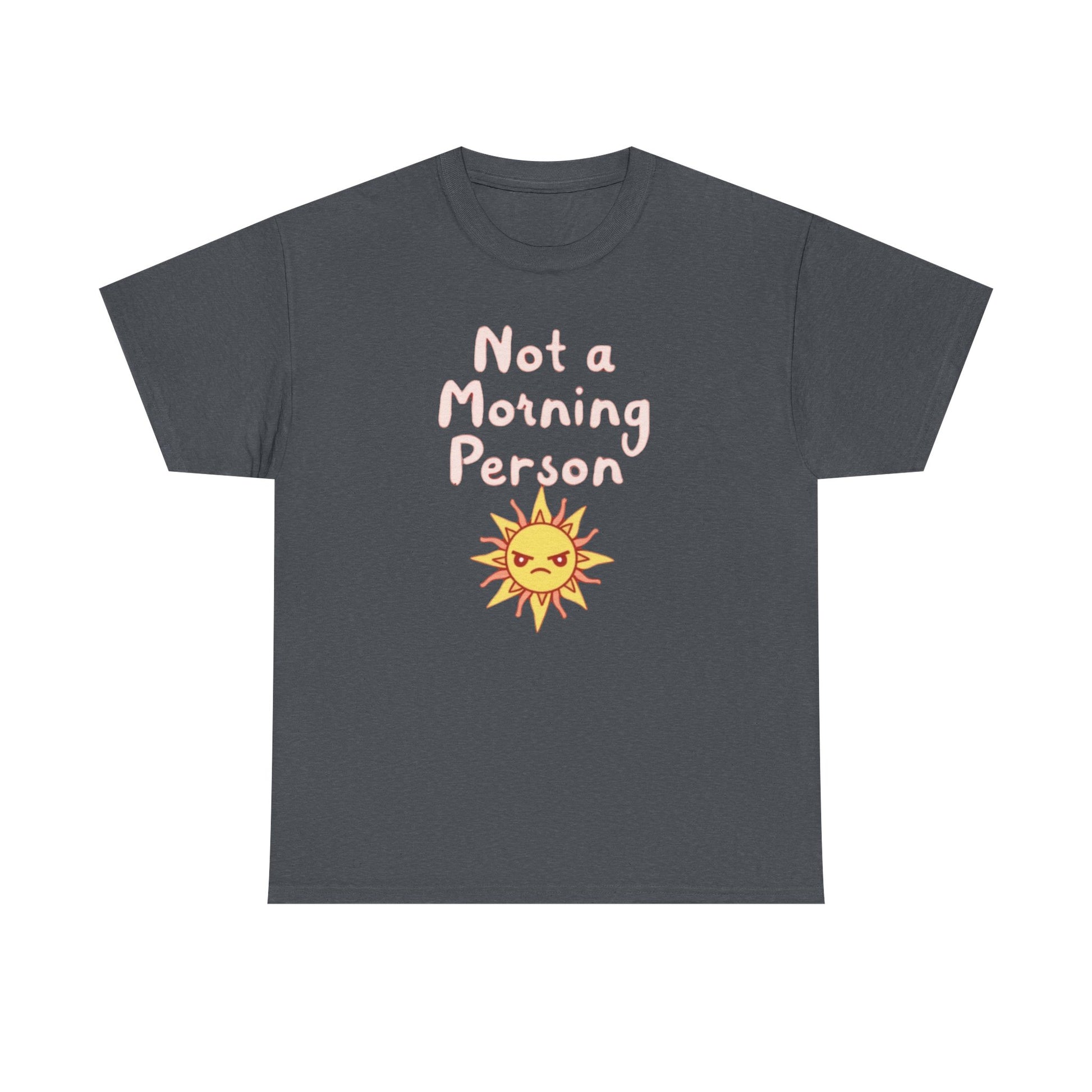Not a Morning Person, Unisex Cotton T-Shirt, Fun Apparel for Kids and Adults, Perfect Gift for Birthdays and Celebrations - Psychonaut Swag