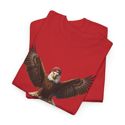 America F Yeah Eagle Tee — Patriotic Flag Graphic Shirt