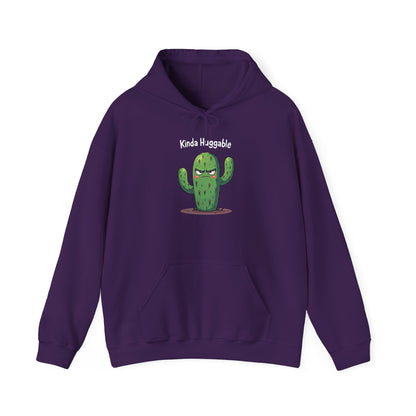 Kinda Huggable, Unisex Heavy Blend Sweatshirt, Comfy Gift, Funny Plant Lover Apparel, Perfect for Casual Outings, Spring Celebration - Psychonaut Swag