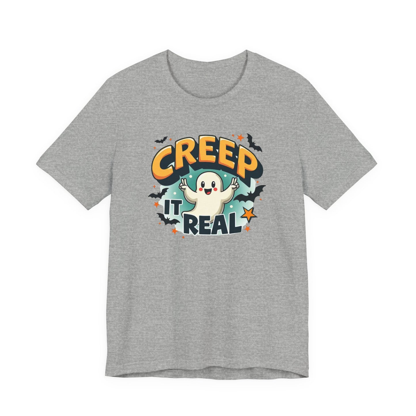 Creep It Real Ghost Tee — Cute Halloween T-Shirt