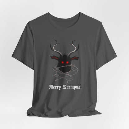 Krampus Graphic Tee — "Merry Krampus" Holiday Horror T-Shirt