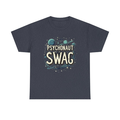 Galactic Vibe, Psychonaut Swag T-Shirt, Unisex Cotton Tee, Spiritual Vibes, Gift for Psychonauts, Casual Everyday Wear, Unique Graphic Tee