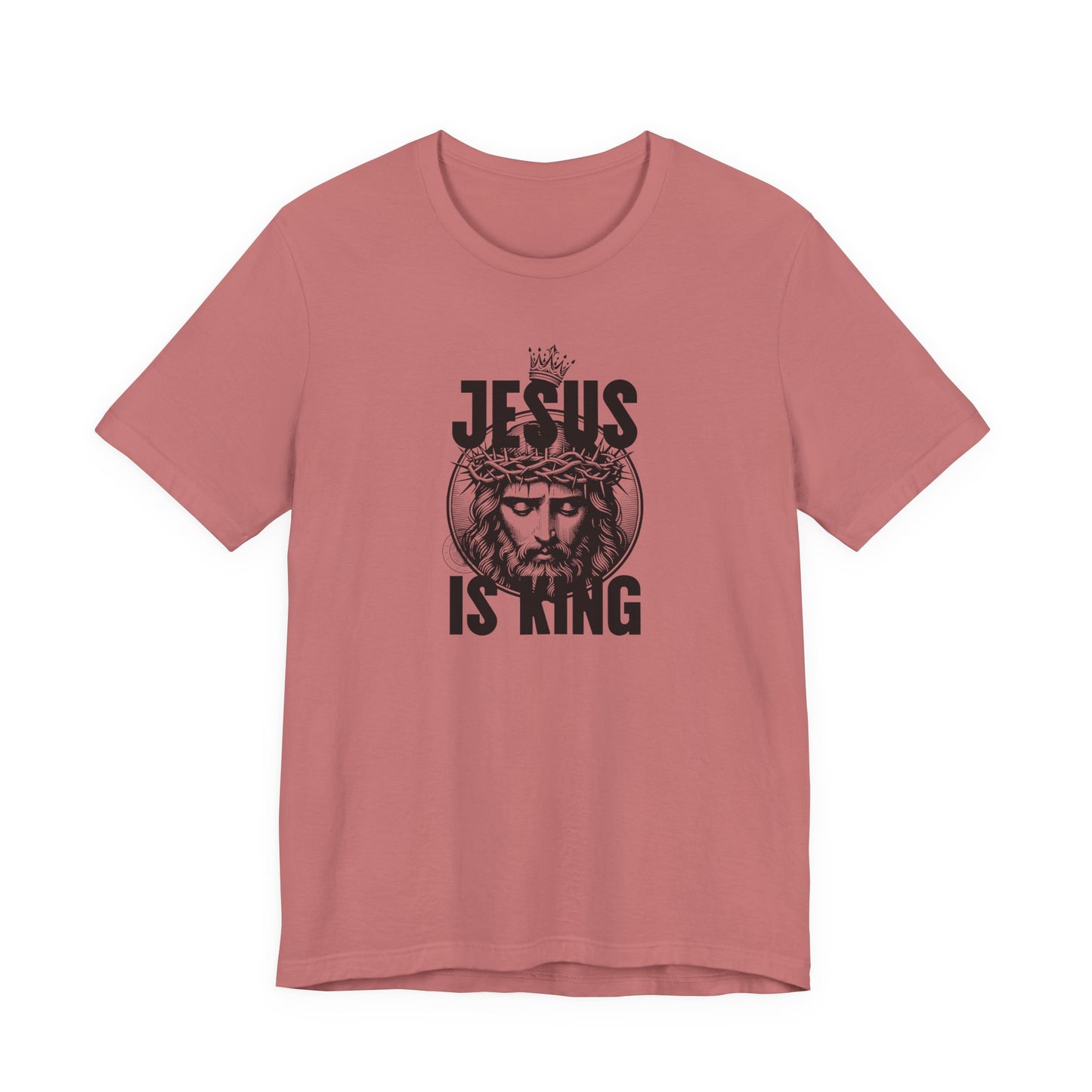 Jesus Is King T-Shirt — Crown of Thorns Christian Tee