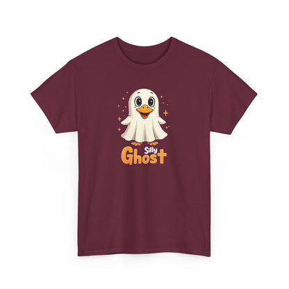 Silly Ghost T‑Shirt — Cute Halloween Ghost Tee for Kids & Adults