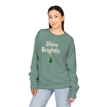 Christmas Tree sweater, Unisex ComfortWash® Garment Dyed Crewneck Sweatshirt
