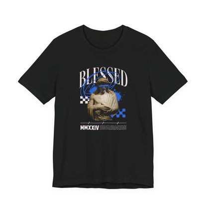 Blessed Statue Graphic Tee — Vintage Aesthetic Rome MMXXIV T-Shirt